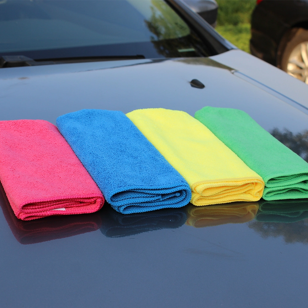 200GSM 40*40cm Microfiber Clean Cleaning Cloth for Household Car Care